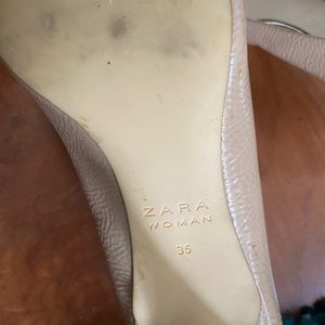 Zara women new nude short heels